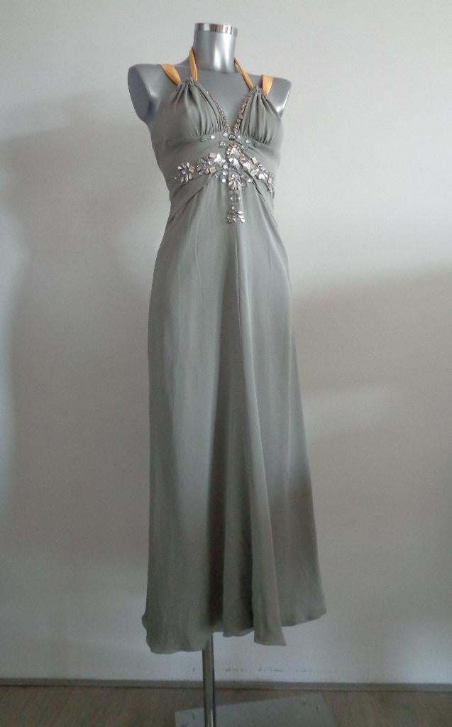 Jorando Italy designer maxi jurk, maat 36, Nieuw, kaartje, Verzenden, Nieuw, Maat 36 (S), Grijs