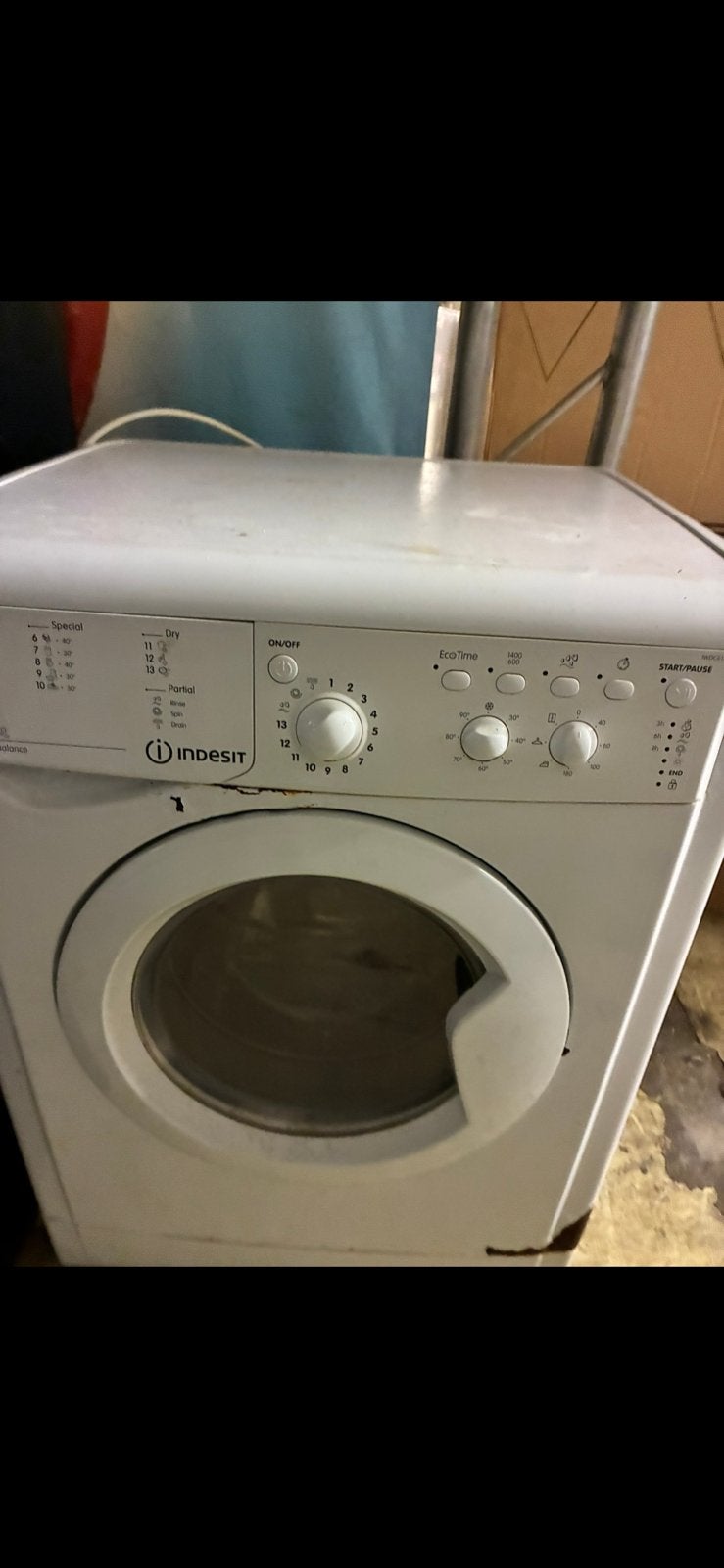 Wasmachine met droogfunctie, Ophalen, Zo goed als nieuw, 1200 tot 1600 toeren, 85 tot 90 cm