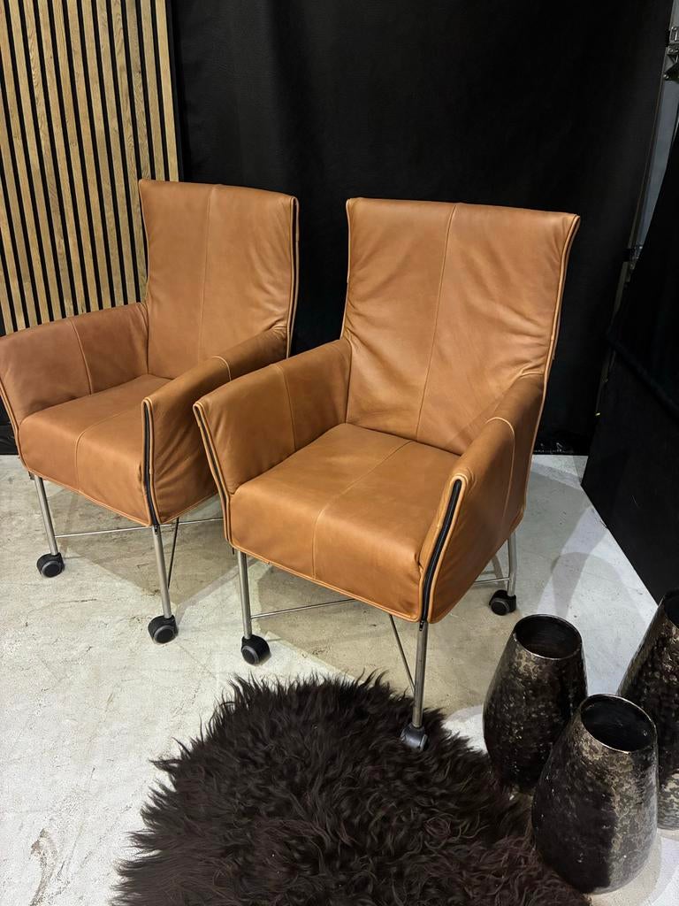 Montis Chaplin stoel, Huis en Inrichting, Stoelen, Ophalen, Twee, Bruin, .