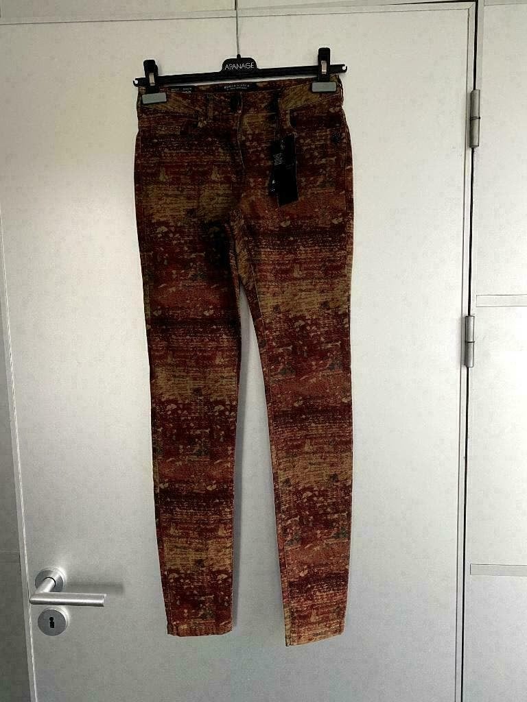 F244 Nieuw Maison Scotch: maat W25/L32=XS=34 jeans skinny, Overige kleuren, Nieuw, W27 (confectie 34) of kleiner, Maison Scotch