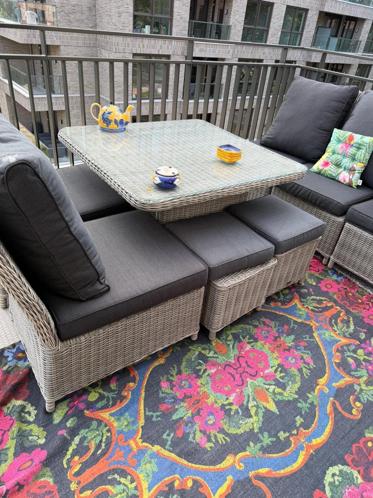 loungeset compleet, Ophalen, Zo goed als nieuw, Wicker, Stoel