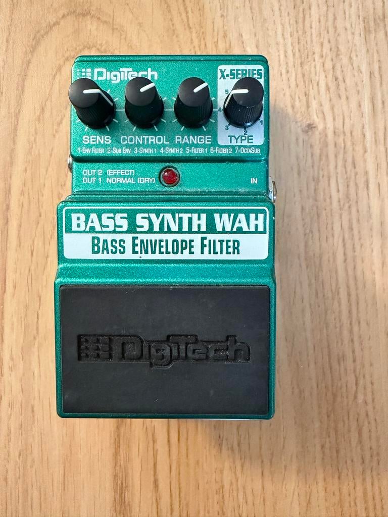Digitech Bass Synth Wah X-Series Bass Envelope Filter Pedaal, Muziek en Instrumenten, Effecten, Ophalen of Verzenden, Gebruikt
