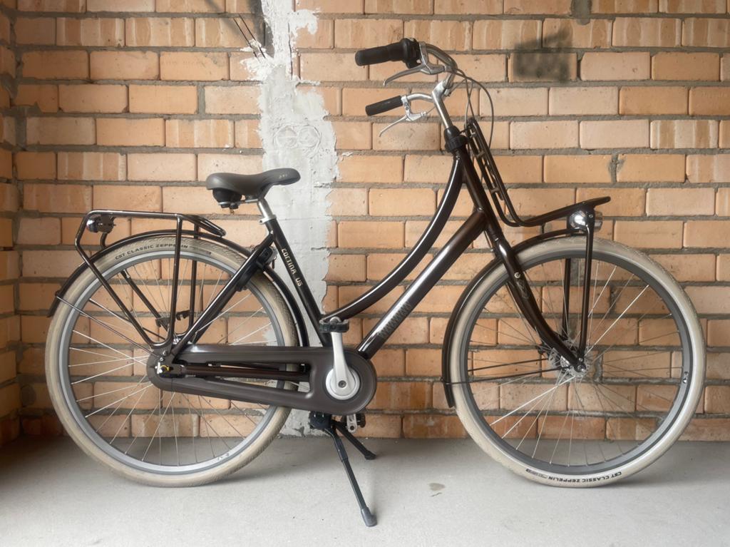 Zeer Nette Cortina U5 damesfiets met 7 Shimano versnellingen, Gebruikt, Versnellingen, 50 tot 53 cm, Trommelrem