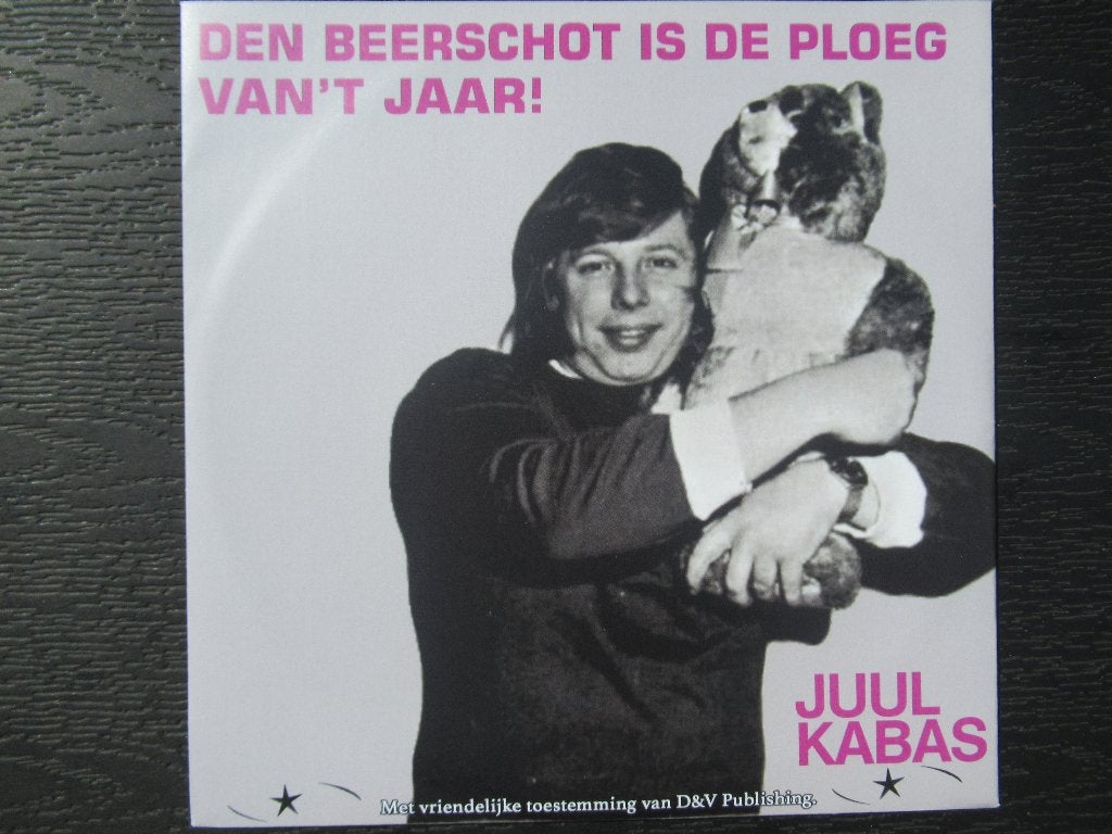 JUUL KABAS # DEN BEERSCHOT IS DE PLOEG VAN / BIJ ELISABETH, 7 inch, Ophalen of Verzenden, Levenslied of Smartlap, Beschermende buitenhoes