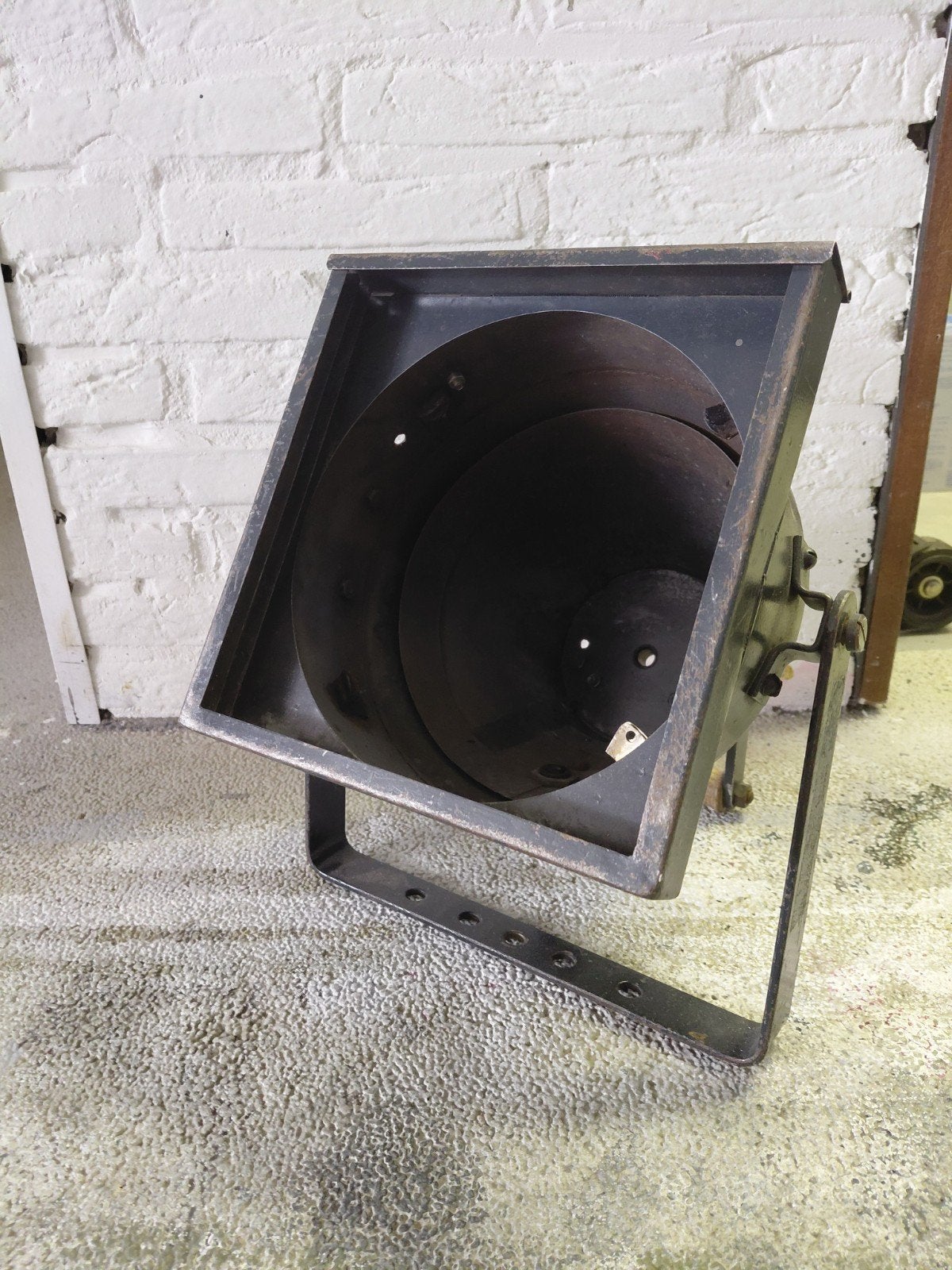 Vintage industriële theaterlamp / studiolamp, Ophalen of Verzenden