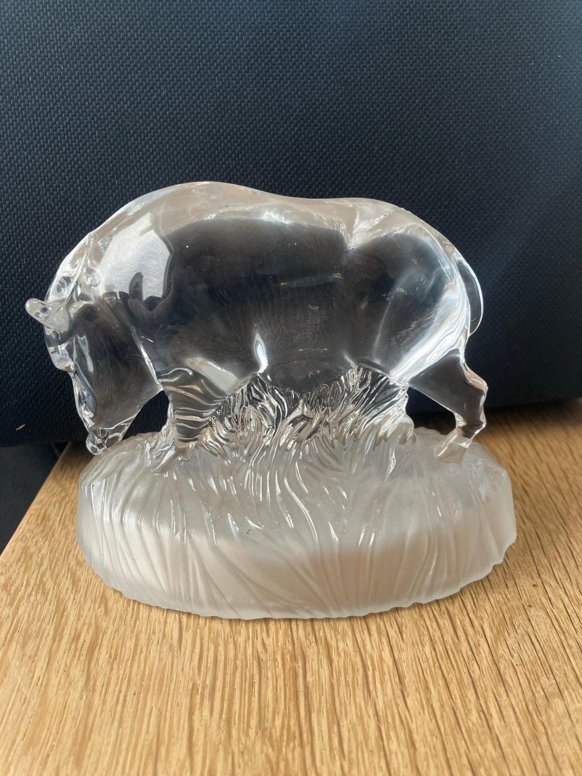 Kristallen wild zwijn - Decoratief Kunstobject, Ophalen of Verzenden