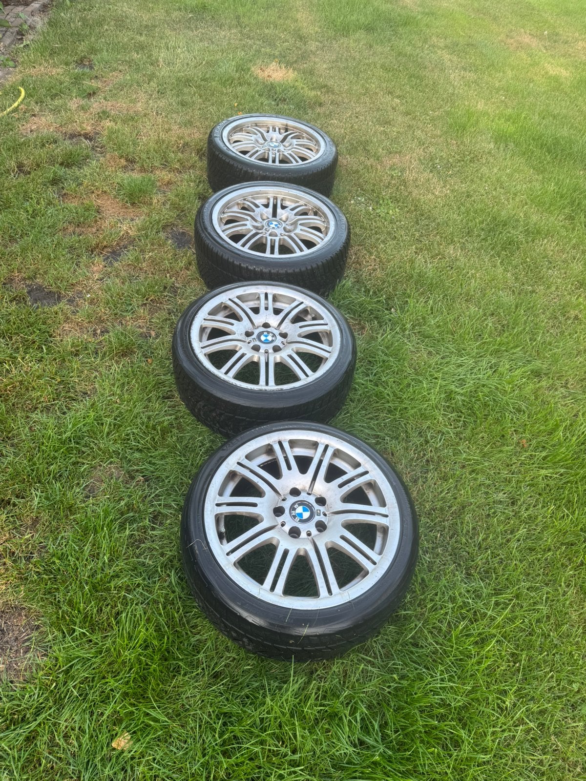 orginele BMW Style 67 velgen met winterbanden e46., Auto-onderdelen, Banden en Velgen, Ophalen, Velg(en)