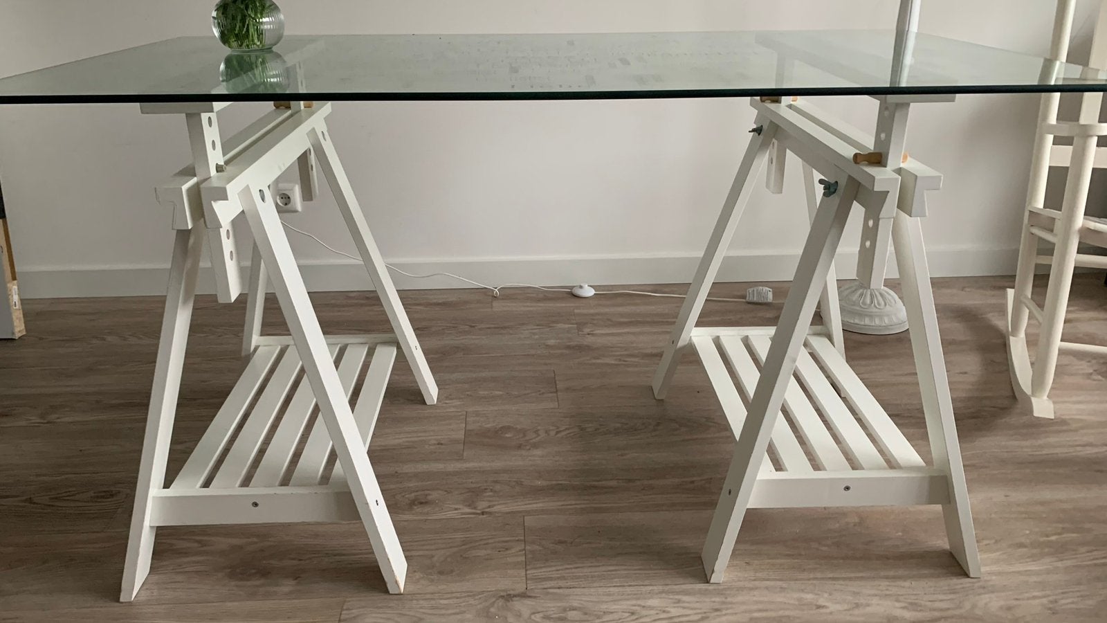 Ikea glazen tafel, Ophalen, Zo goed als nieuw