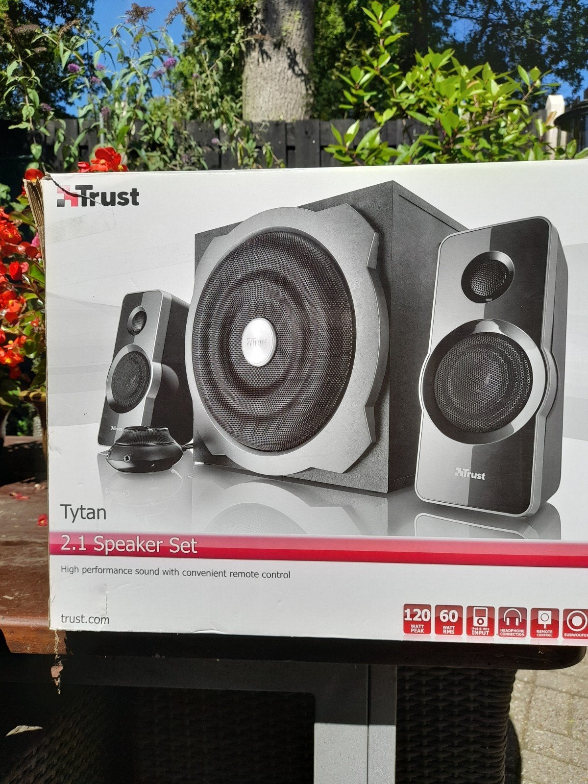 Trust Tytan 2.1 Luidsprekerset, Computers en Software, Pc speakers, Ophalen, Zo goed als nieuw, Audiokanaal 2.1, Trust