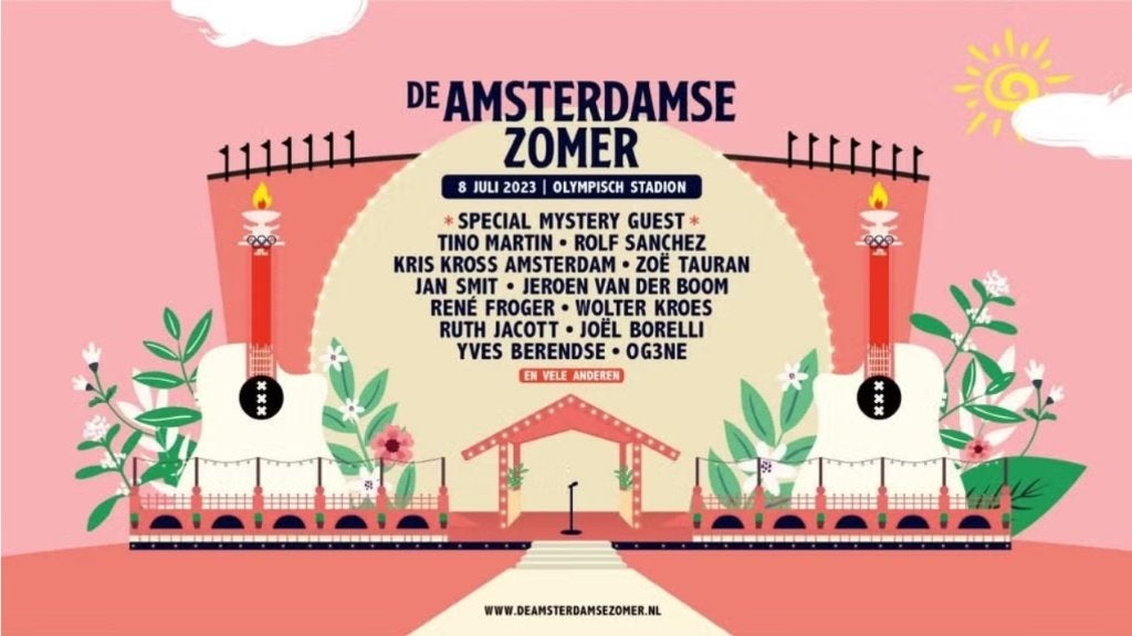 2x De Amsterdamse Zomer 4 juli - Tribunekaarten, Twee personen
