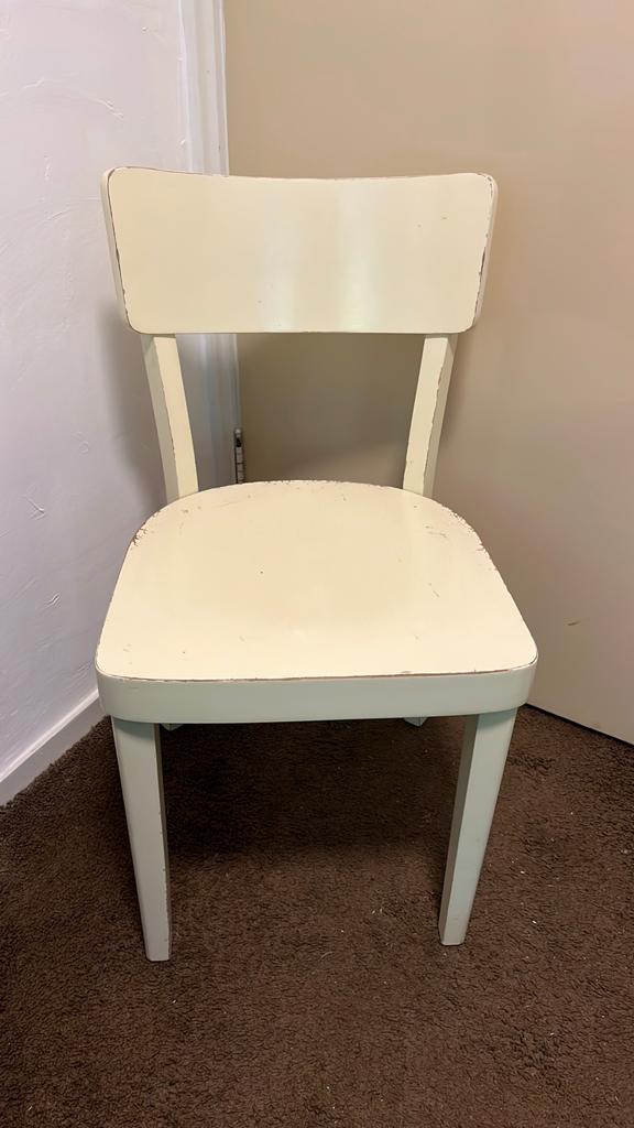 Licht gele houten stoelen 6 stuks opknappertje, Huis en Inrichting, Stoelen, Ophalen, Zo goed als nieuw, Bruin
