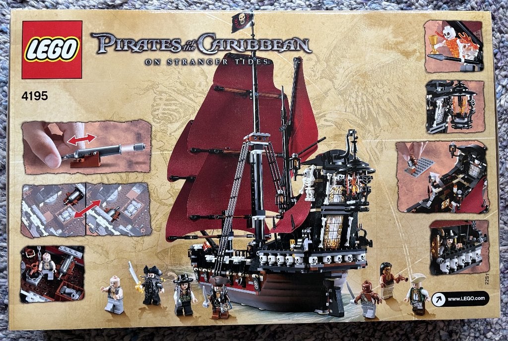 Lego 4195 Pirates Queen Anne's Revenge NIEUW!!, Ophalen, Lego, Inclusief accessoires, Lego