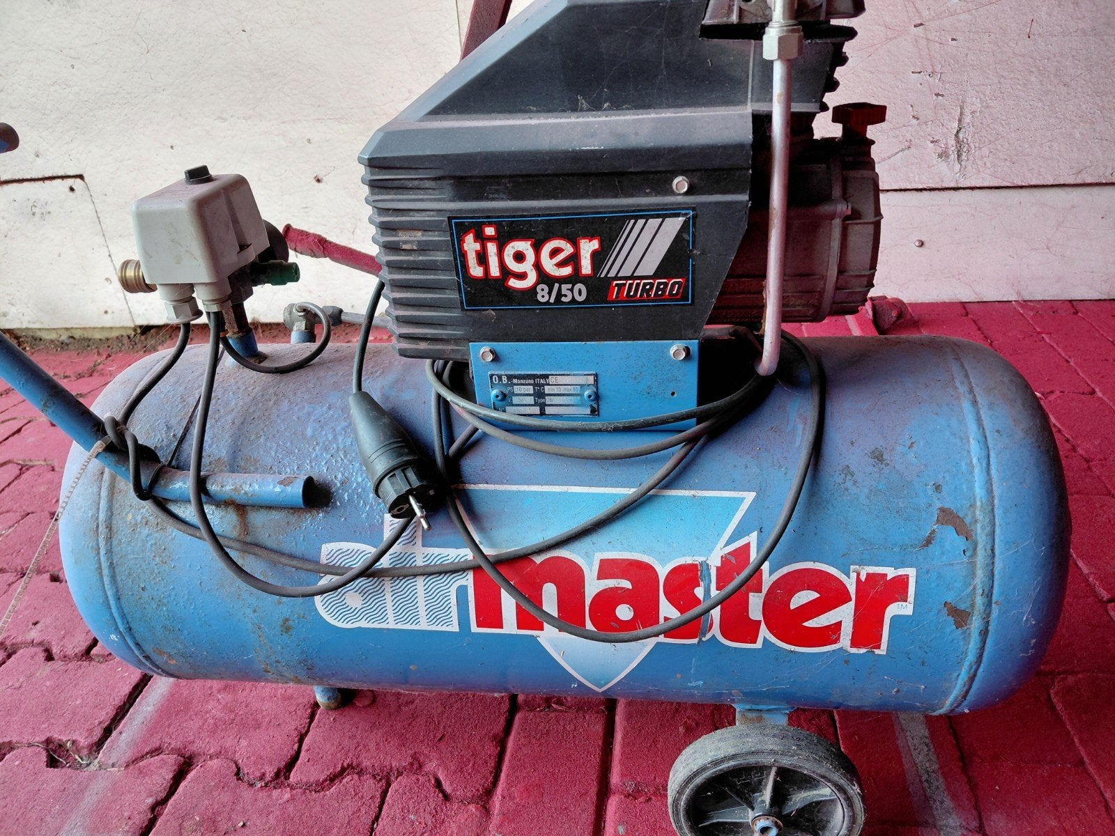 Airmaster Tiger 8/50 Turbo Compressor - Gebruikt, Ophalen, Gebruikt, 6 tot 10 bar, Minder dan 200 liter/min