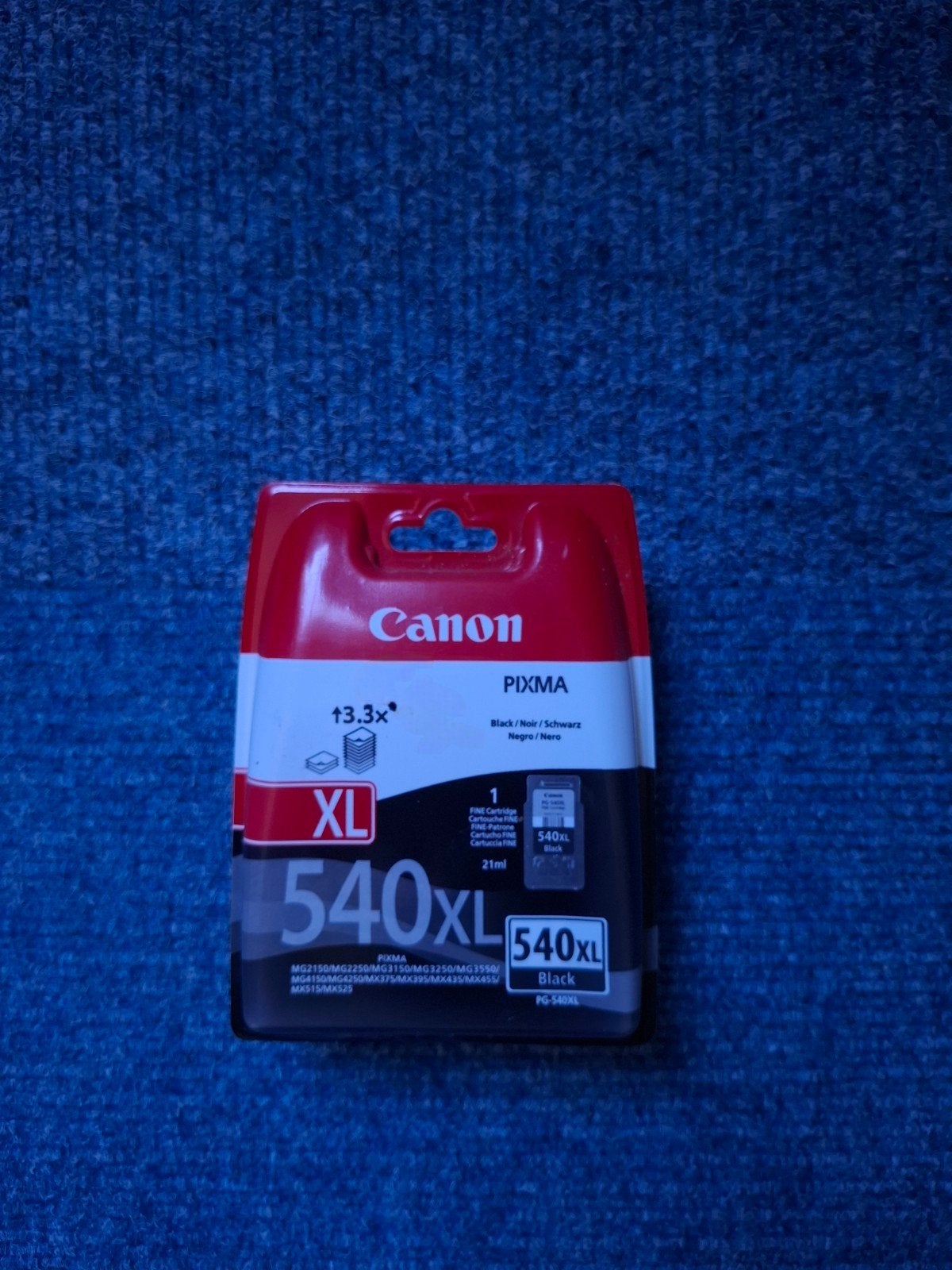 Canon Pixma 540XL Zwarte Inktcartridge - Nieuw & Ongeopend, Ophalen of Verzenden, Nieuw, Cartridge, Canon