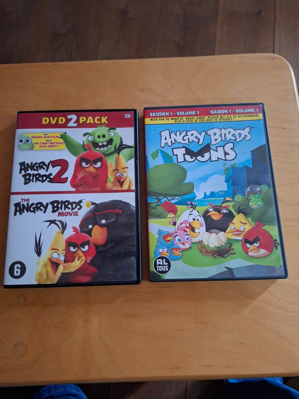 Angry Birds DVD 2-pack + Angry Birds Toons DVD, Ophalen of Verzenden