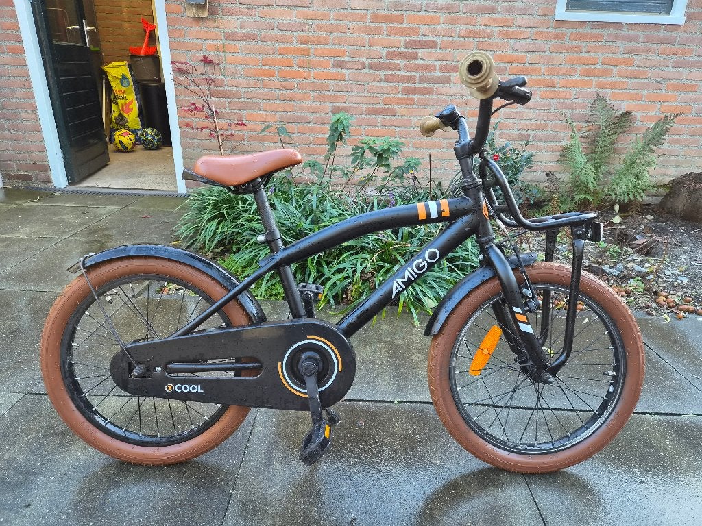 kinderfiets Amigo 2cool 16inch, Fietsen en Brommers, Ophalen, Terugtraprem, Zijwieltjes, Amigo
