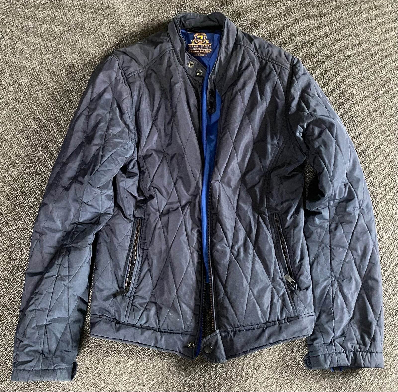 Stijlvolle Zomerjas Maat M - Perfect voor de Lente/Zomer, Ophalen, Gedragen, Maat 48/50 (M), Blauw