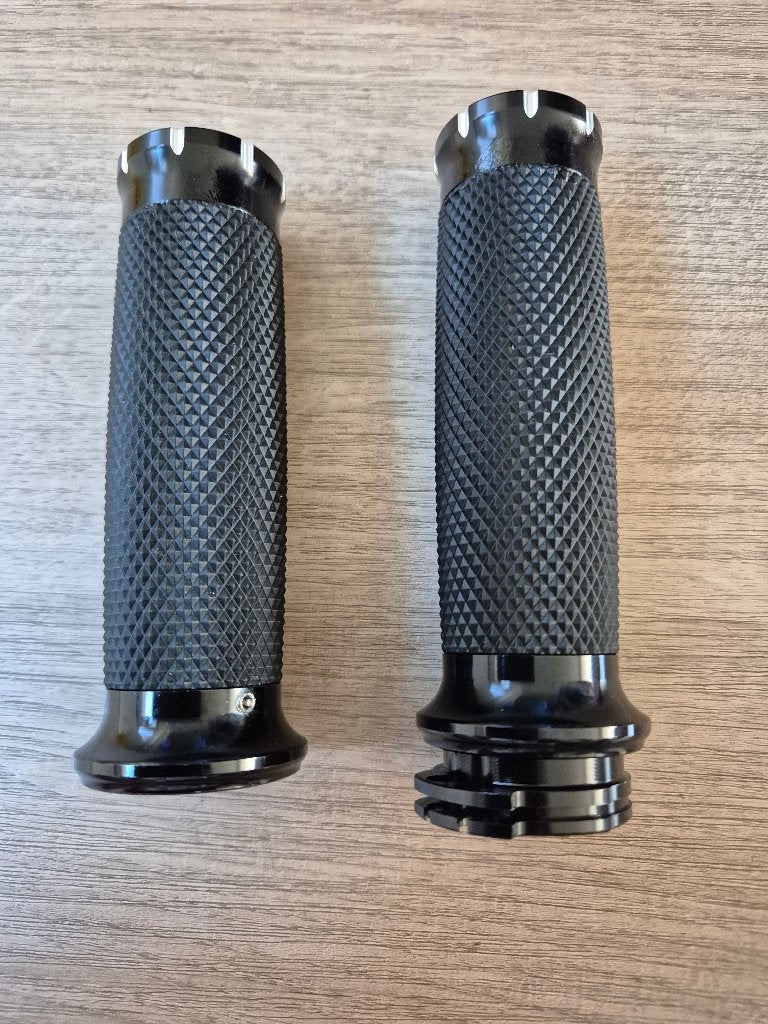 Handvatten Harley Sportster Dyna Softail touring - zwart/alu, Ophalen of Verzenden