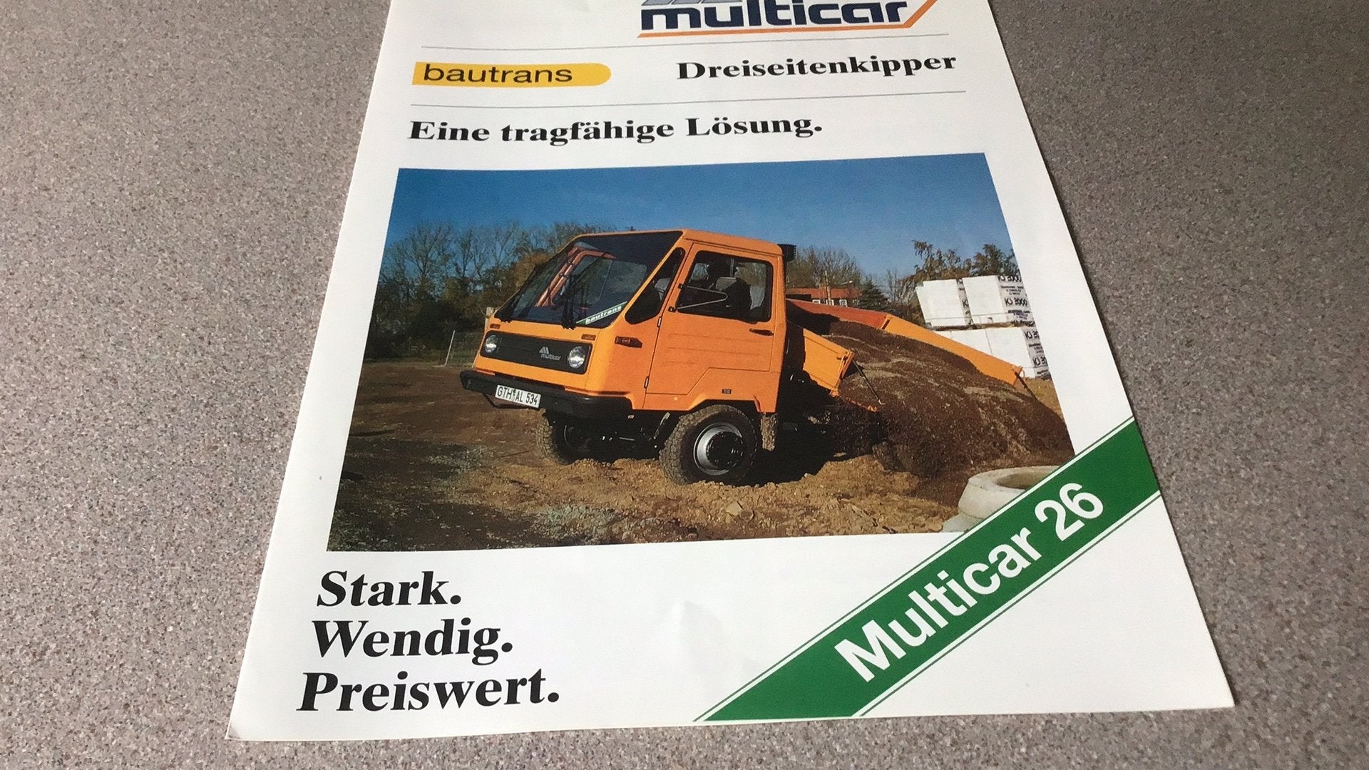 Multicar 2(blz, Ophalen of Verzenden, Zo goed als nieuw