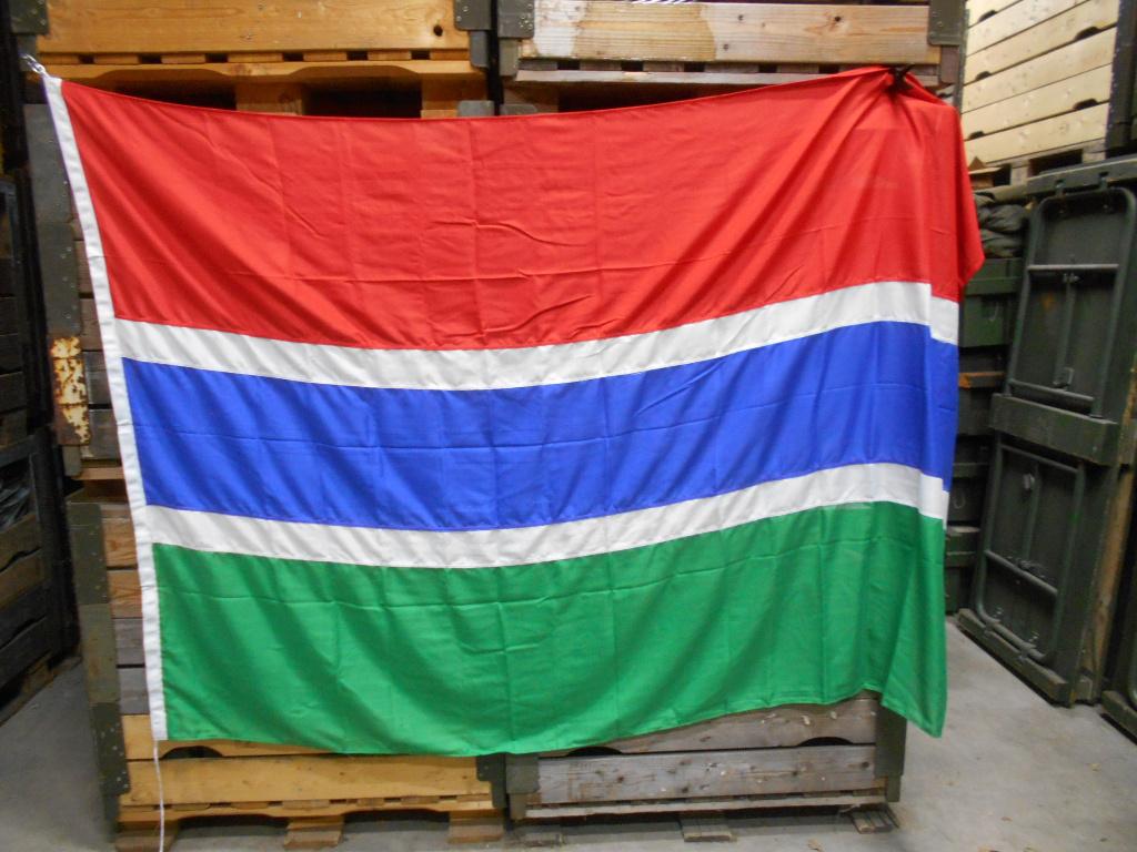 Scheepsvlag Shipmate vlag Gambiae Ca 150x225 cm, Diversen, Vlaggen en Wimpels, Ophalen of Verzenden, Zo goed als nieuw