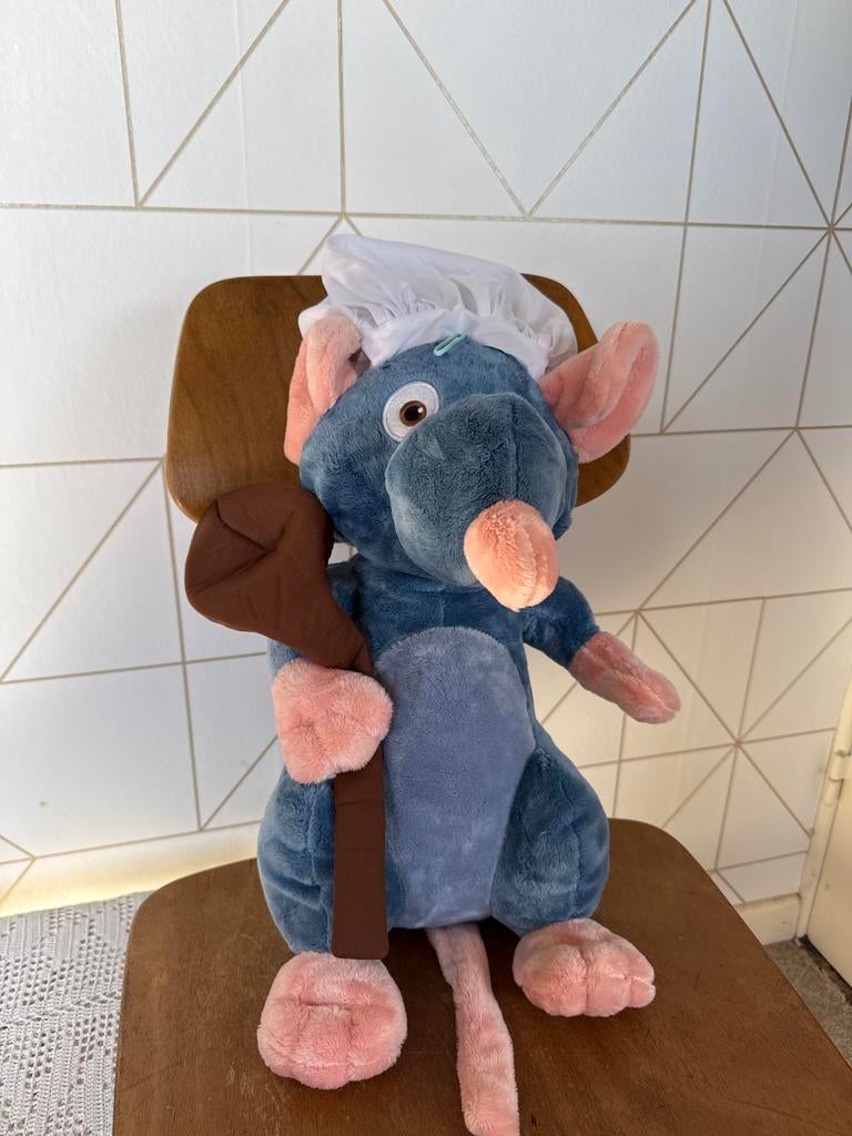 Remy Ratatouille Knuffel - Disney Pixar Pluche, Ophalen of Verzenden, Zo goed als nieuw, Overige typen