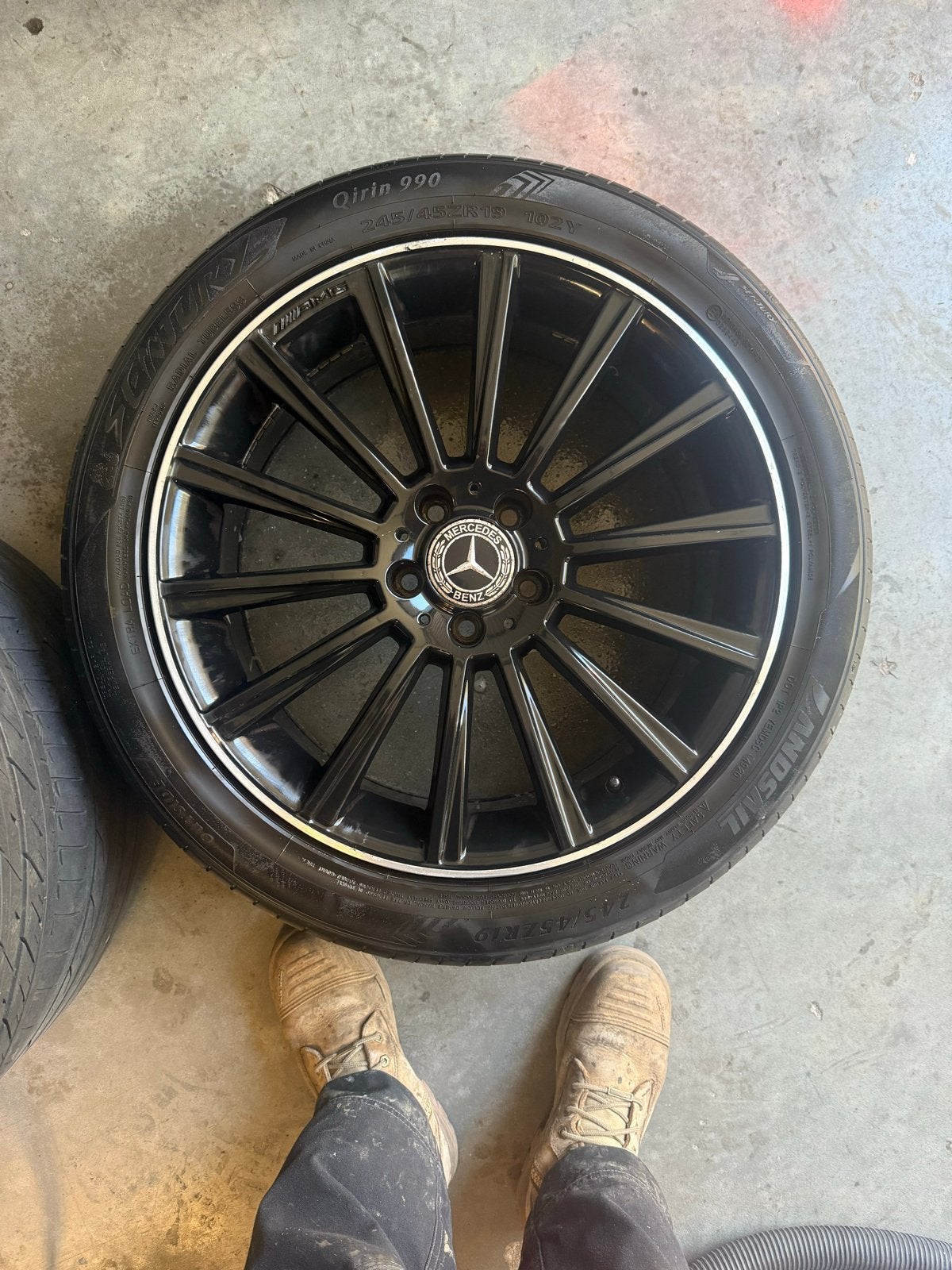 Mercedes Benz AMG velgen 19 inch heavy load, Auto diversen, Ophalen of Verzenden, Gebruikt