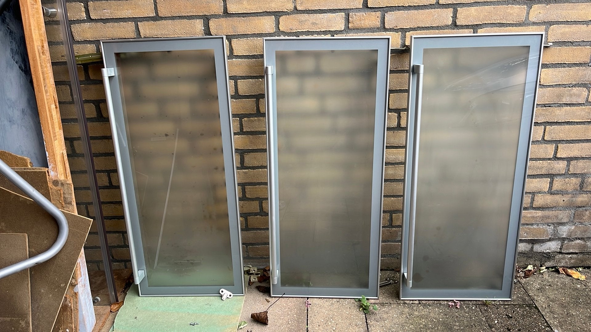 Bovenkast vitrinedeur / klepdeur / front glas, Poggenpohl, Ophalen, Gebruikt, 50 tot 100 cm, Minder dan 25 cm