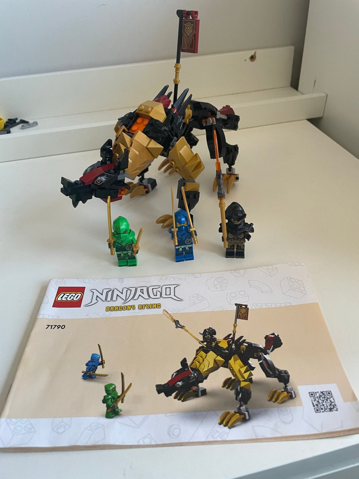Lego Ninjago 71790 - Imperium Drakenjager Hond (compleet), Lego, Ophalen of Verzenden, Zo goed als nieuw, Compleet