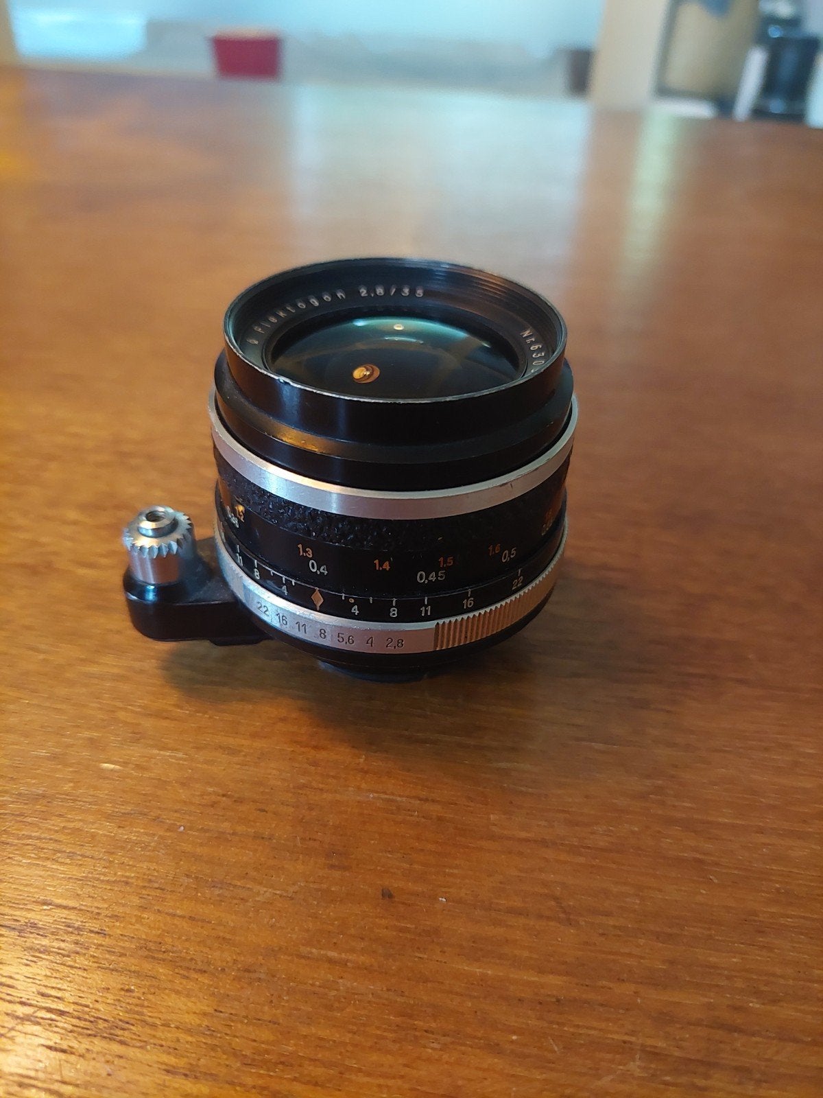 Carl Zeiss Jena Flektogon 2.8/35 Exakta, Gebruikt, Zeiss, Handmatige focus, Exakta