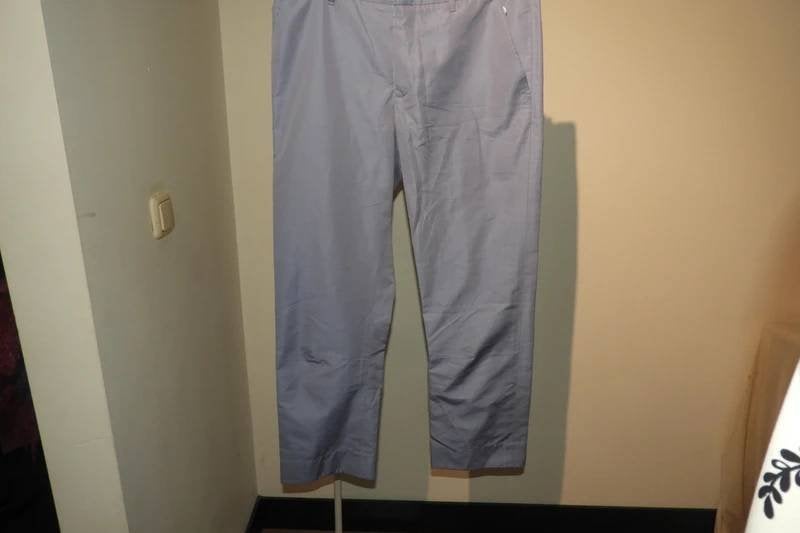 Jil Sander paars blauwe broek deels zijde mt 38, Kleding | Dames, Maat 38/40 (M), Verzenden, Paars, Zo goed als nieuw