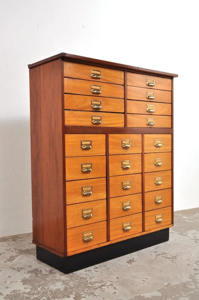 Diverse vintage ladekast kasten kast dressoir sideboard