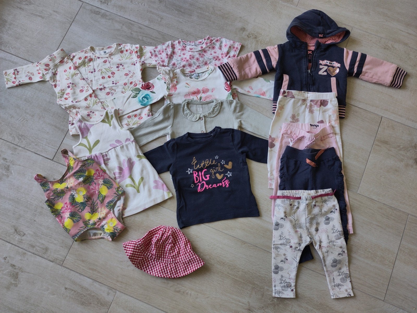 Kledingpakket meisje maat 74 H&M, Name It, Z8, Dirkje, Hema, Ophalen of Verzenden, Zo goed als nieuw, Maat 74