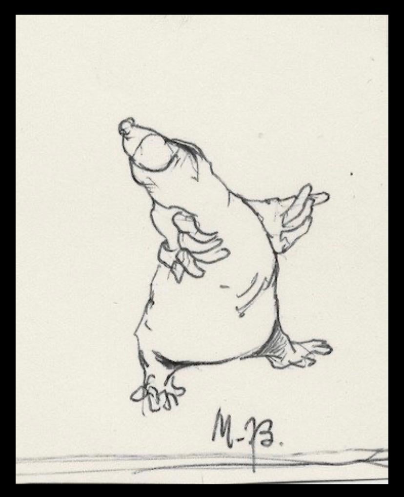 Paulus de Boskabouter, mol originele tekening, Antiek en Kunst, Ophalen of Verzenden