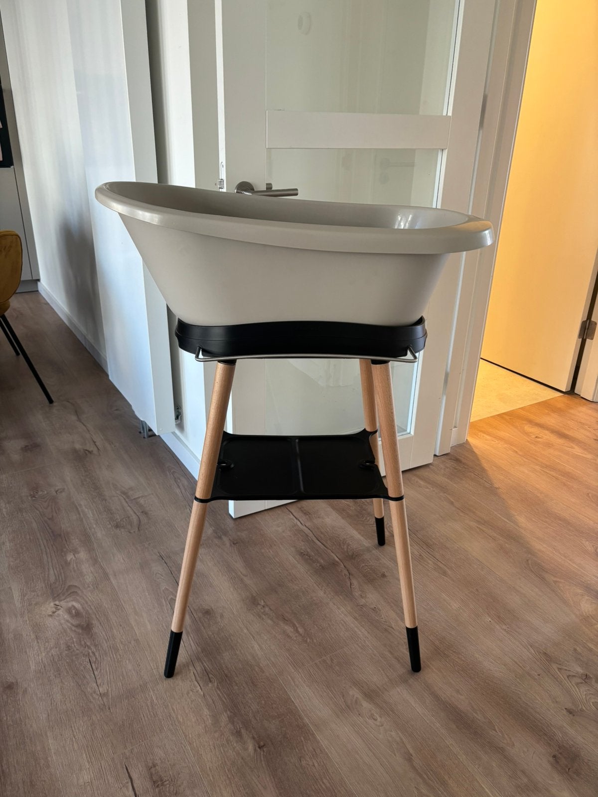 Bebe Jou badje, standaard en thermometer, Ophalen, Zo goed als nieuw, Badje, Bébé-jou