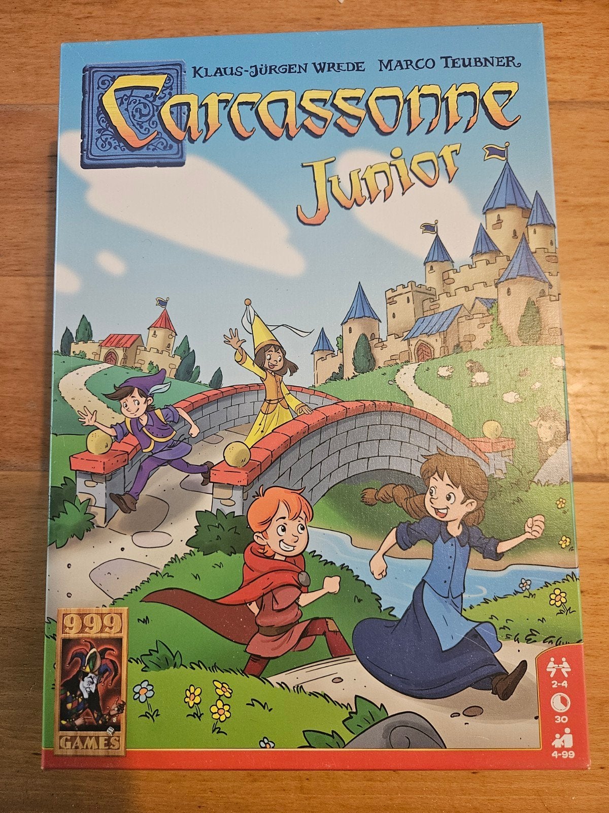 Carcassonne Junior Bordspel -, Hobby en Vrije tijd, Gezelschapsspellen | Bordspellen, Drie of vier spelers, Ophalen of Verzenden