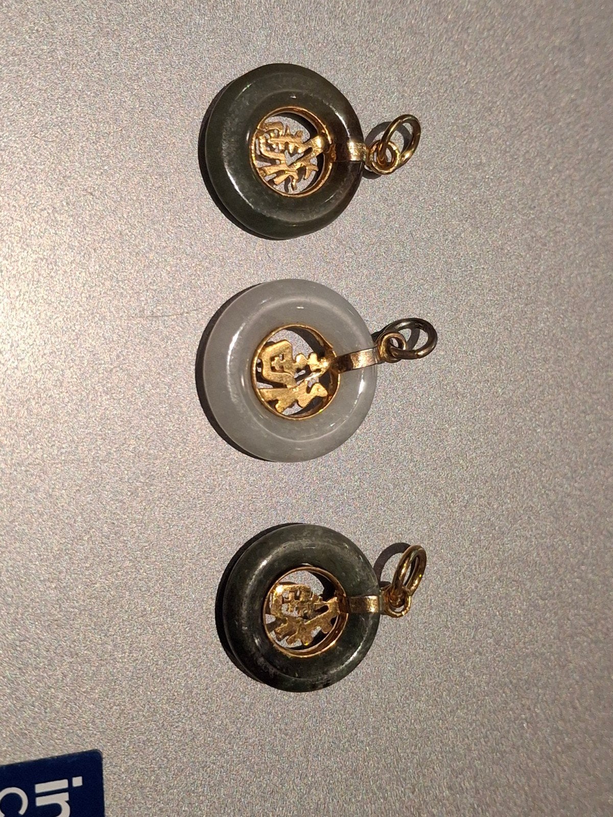 3 jade hangers, Overige materialen, Gebruikt, Overige voorstellingen, Ophalen of Verzenden