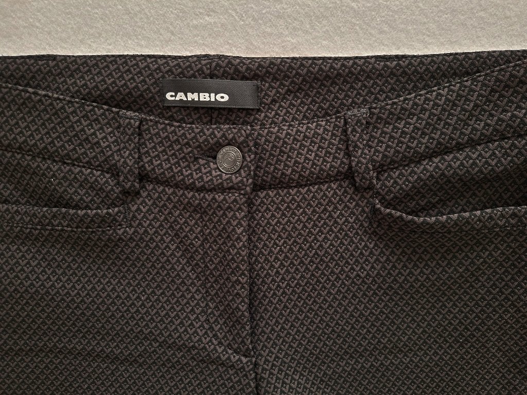 NU 5,00 - Broek CAMBIO - zwart /middenbruin - Maat 36 - 38 ?, Maat 38/40 (M), Zwart, Ophalen of Verzenden, Zo goed als nieuw