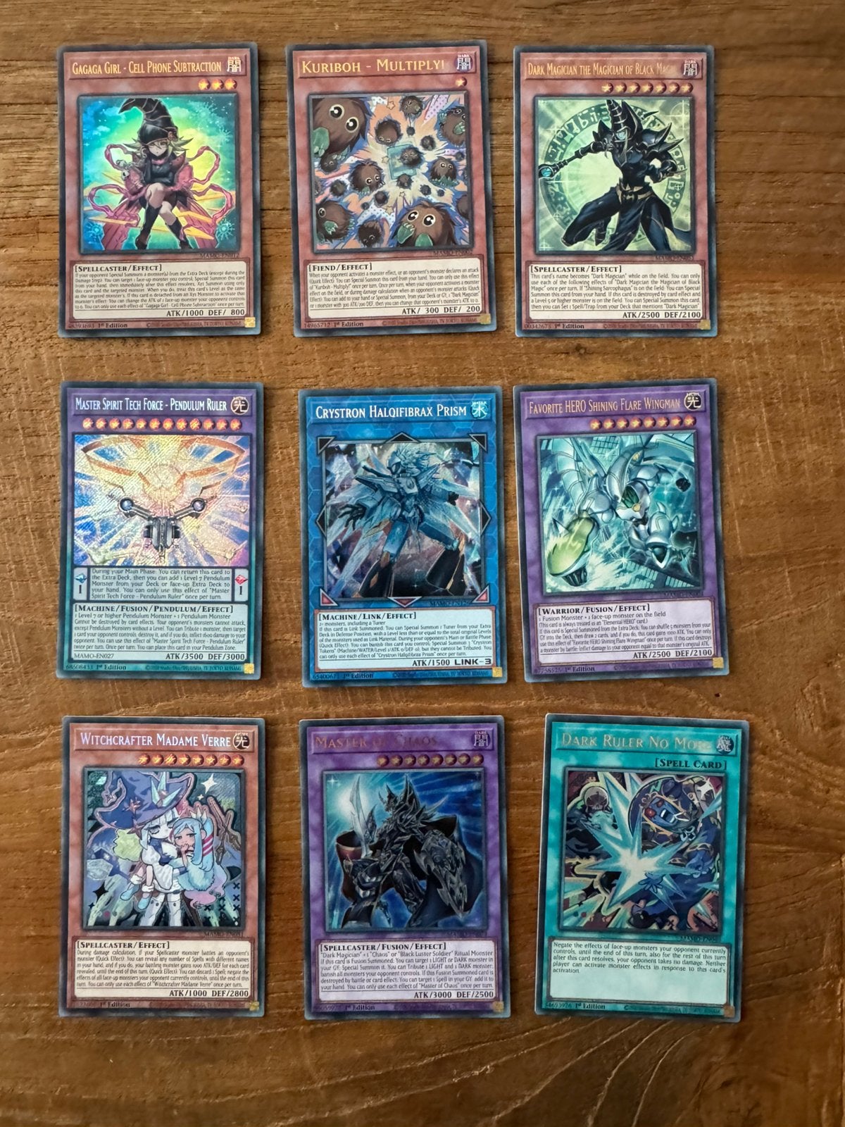 Yu-Gi-Oh Master Duel promo kaarten lot 1st Edition Kuriboh, Ophalen of Verzenden, Nieuw, Meerdere kaarten, Foil