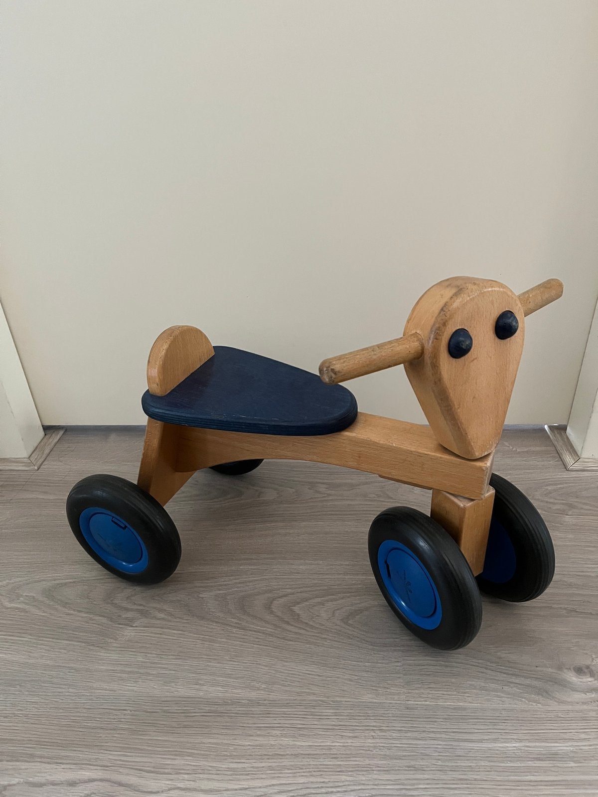 Van Dijk Toys houten loopfiets, Ophalen, Gebruikt, Loopfiets