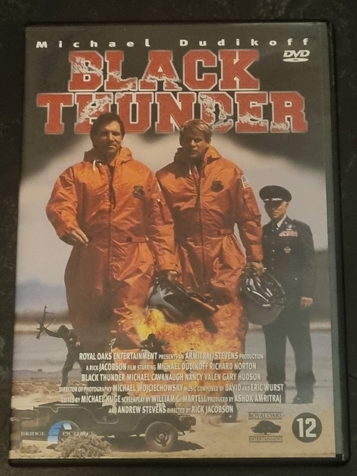 Black Thunder DVD - Actiethriller met Michael Dudikoff, Engels, Nederlands, Actiethriller, Ophalen of Verzenden