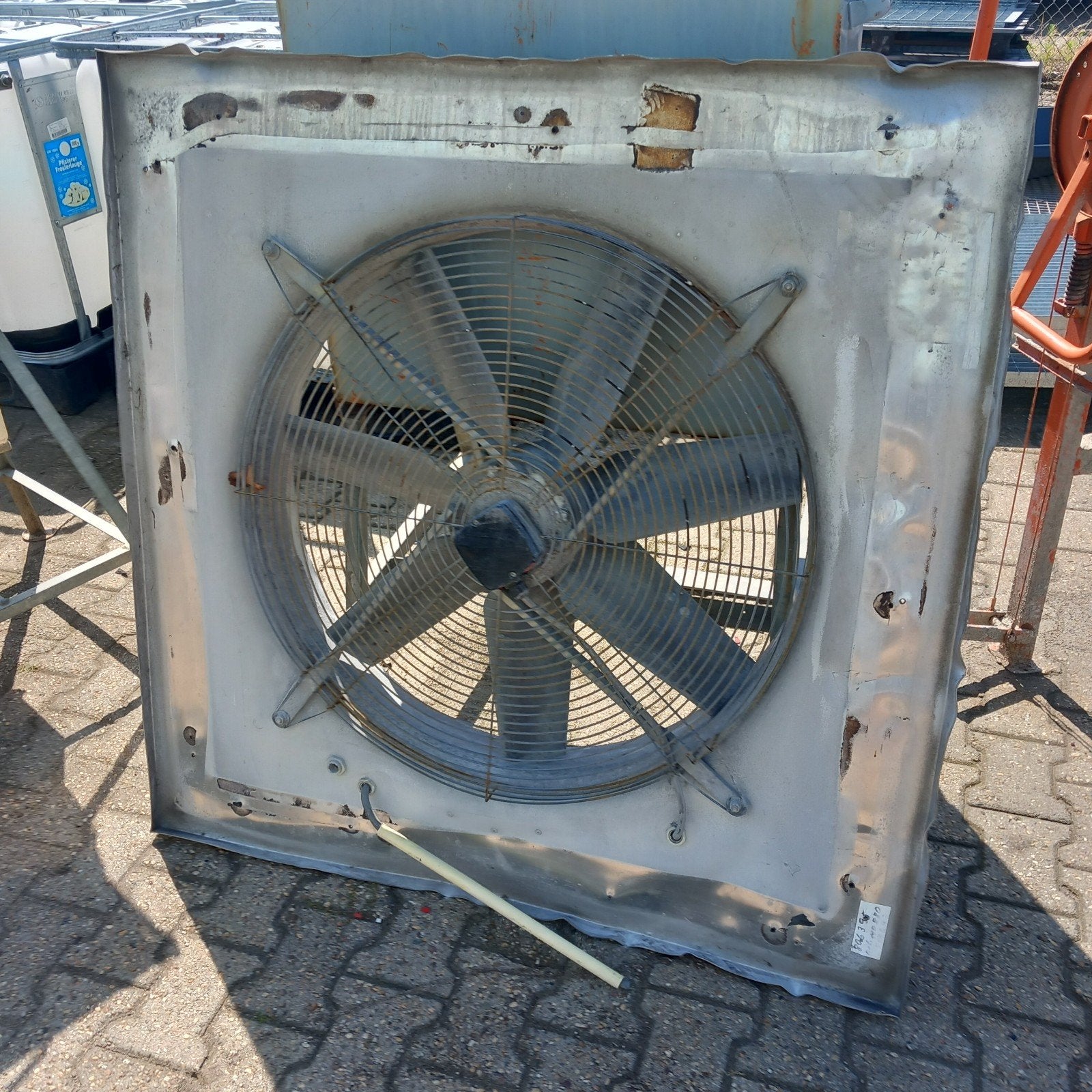 ventilator Ø  80cm  ideaal voor ventilatie stal werkplaats, Ophalen, Gebruikt, Ventilator