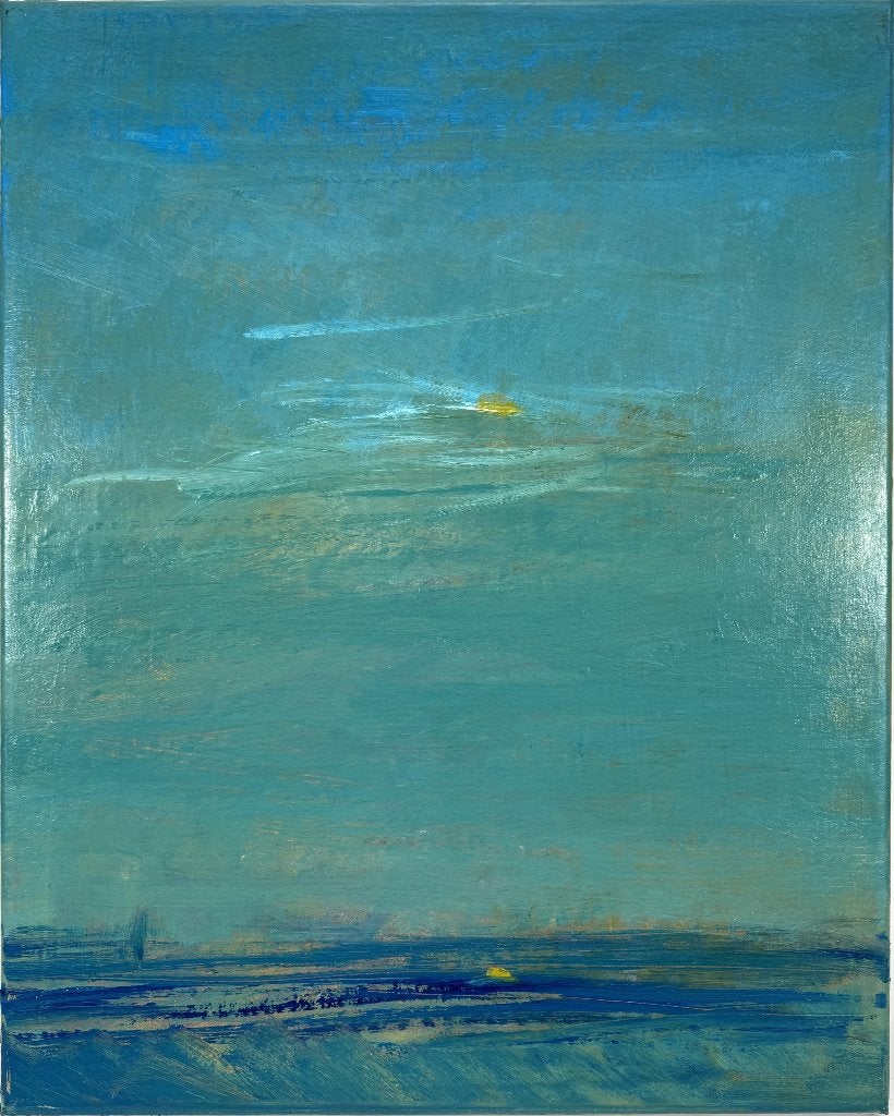 616. Schilderij Dick van 't Wout – Noord-Hollands landschap