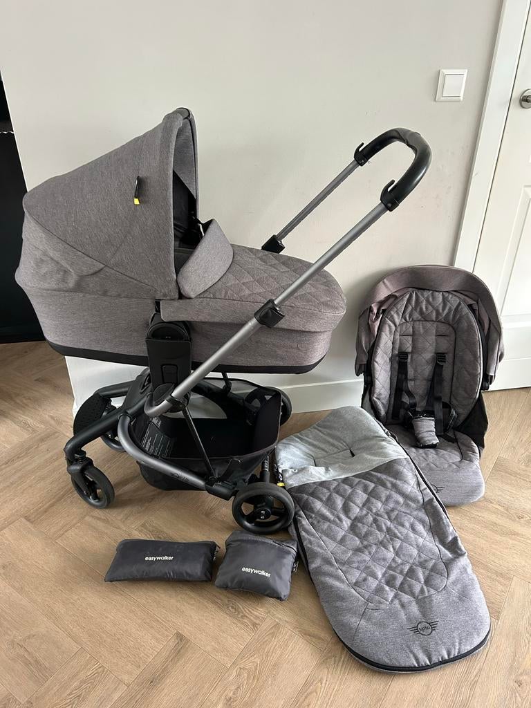 Easywalker Charley kinderwagen incl voetenzak en regenhoezen, Kinderen en Baby's, Kinderwagens en Combinaties, Gebruikt, Combiwagen