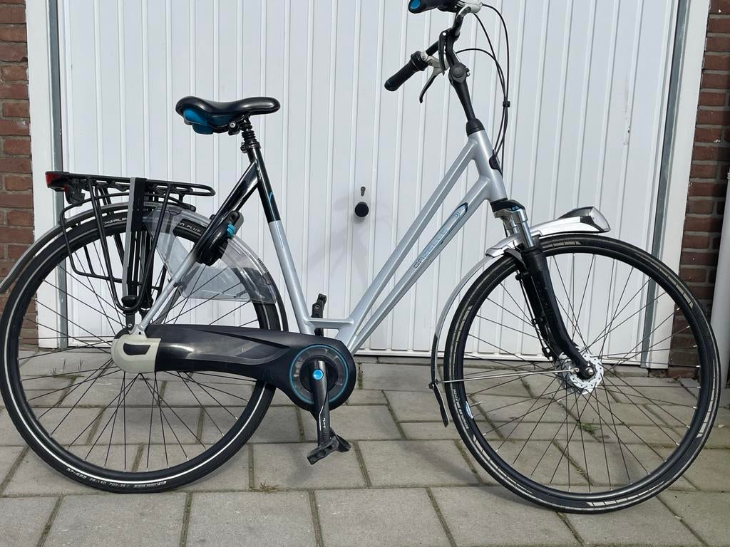 Gazelle Eclipse Damesfiets - 61 cm, 8 versnellingen, Ophalen, Gebruikt, Versnellingen, 56 cm of meer