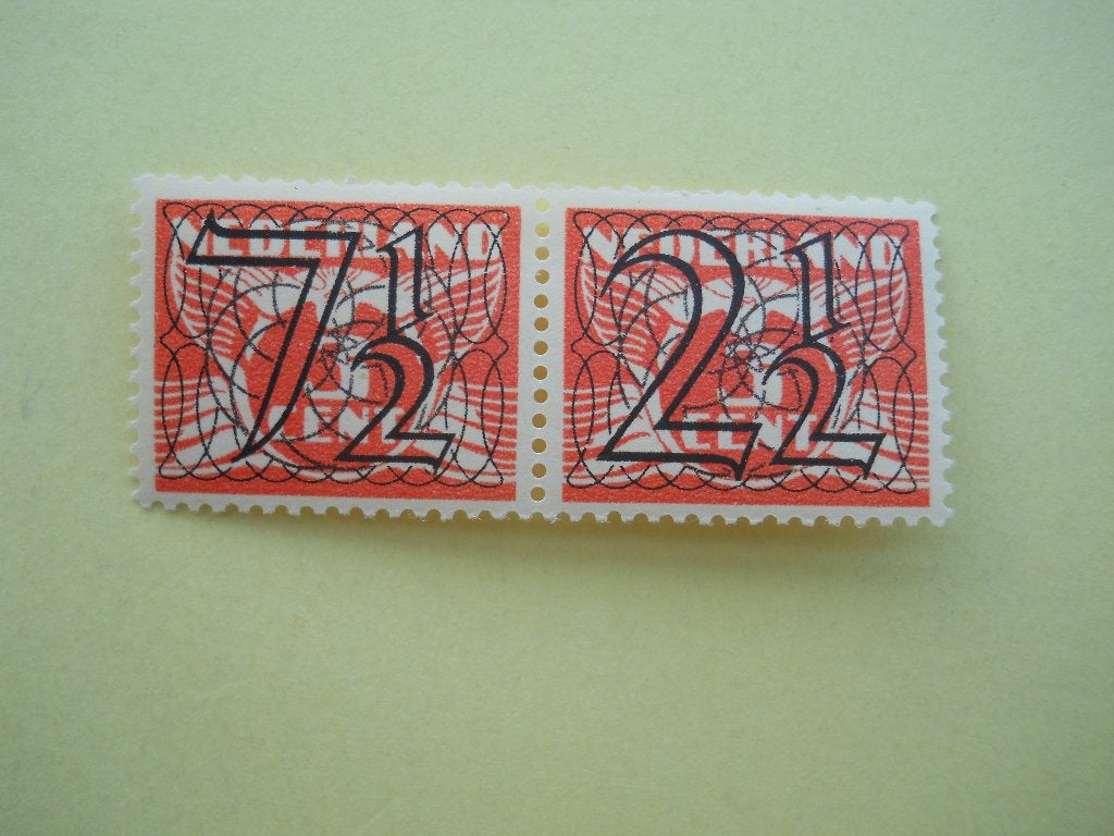 Nederland 1940 Guilloche Combinatie Nvph.356A postfris, Postzegels en Munten, Postzegels | Nederland, Ophalen of Verzenden, T/m 1940