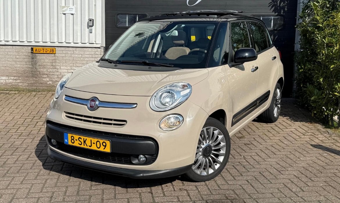 Fiat 500L 0.9 Twinair 2013 Beige, Stof, Beige, Origineel Nederlands, Handgeschakeld