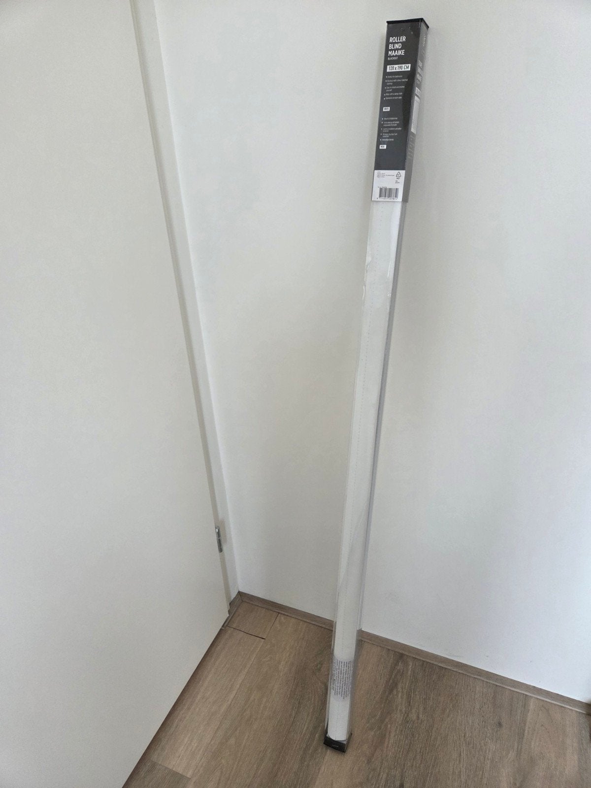 Nieuw verduisterende rolgordijn wit 120x190 cm, Ophalen of Verzenden, Nieuw, Wit