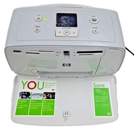 Nw HP338 fotoprinter in doos met papieren en cadrige, Printer, Inkjetprinter, Ophalen of Verzenden, HP