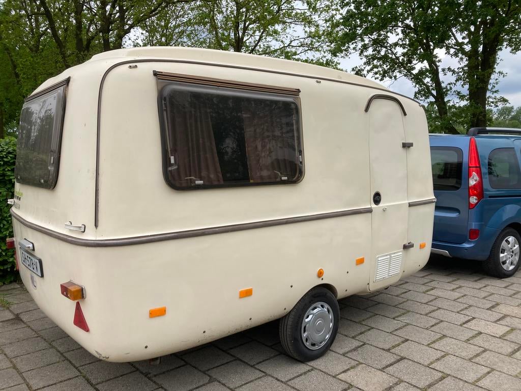 Lander Graziella 340  1977, Caravans en Kamperen, Overige merken, Vast bed, Tot en met 2, Tot 4 meter