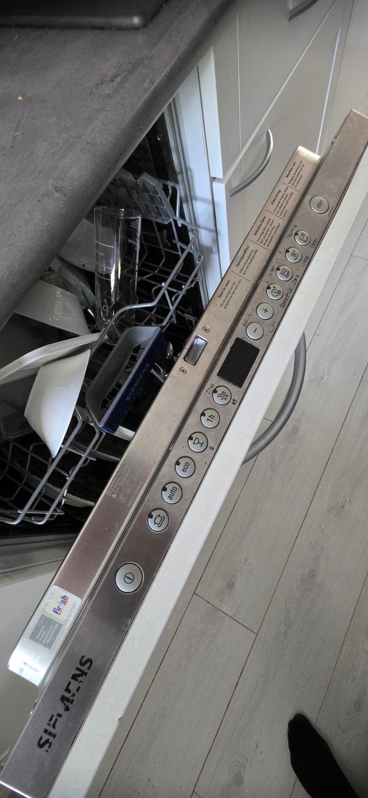 Siemens inbouw vaatwasser, Witgoed en Apparatuur, Ophalen, Gebruikt, Minder dan 85 cm, 60 cm of meer